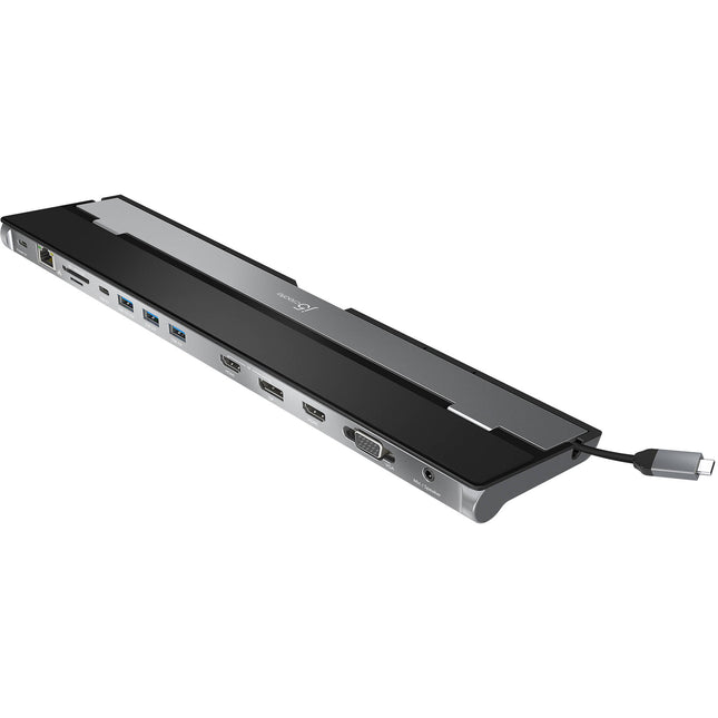 j5create USB Type-C Estación de Acoplamiento Triple Display con 3 Puertos USB 3.0 y 2 Salidas 4K HDMI