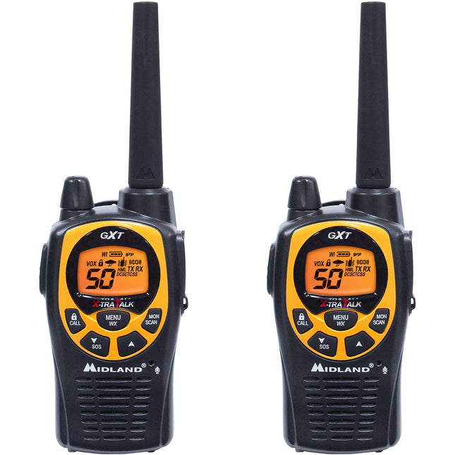 Midland GXT1030VP4 Radio UHF Impermeable Doble 50 Canales Pack Doble