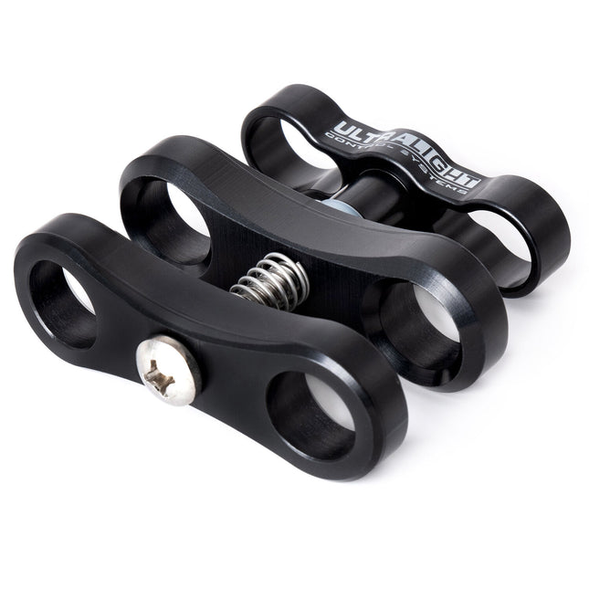 Ultralight Ball Clamp con T-Knob para brazos de flotación 2" negro anodizado