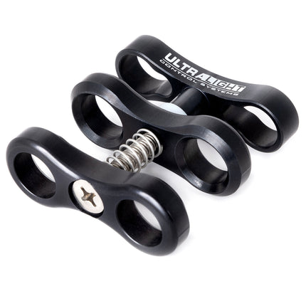 Ultralight Ball Clamp con T-Knob Anodizado y 1.5" Centro a Centro
