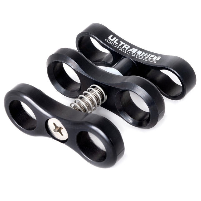 Ultralight Ball Clamp con T-Knob Anodizado y 1.5" Centro a Centro