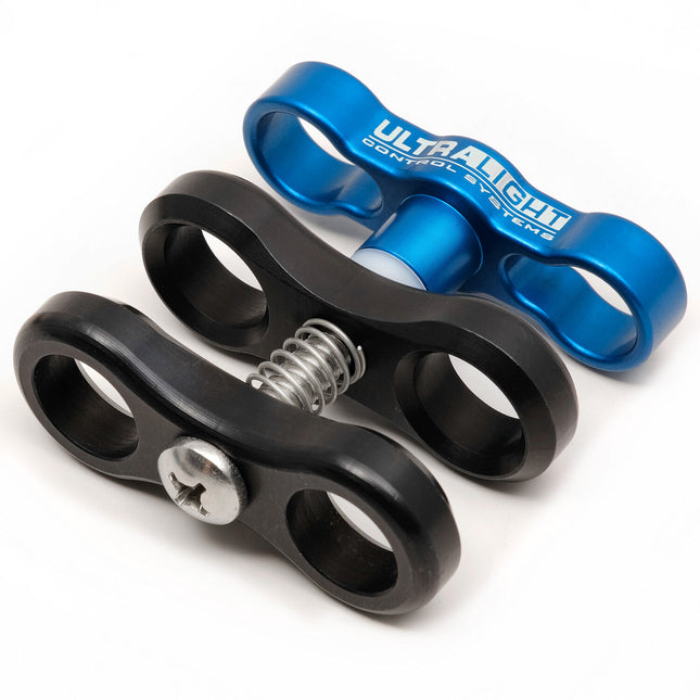 Ultralight AC-CSF-UB Abrazadera de Bola Modificada con T-Knob Anodizado 3 Pulgadas Ultra Blue