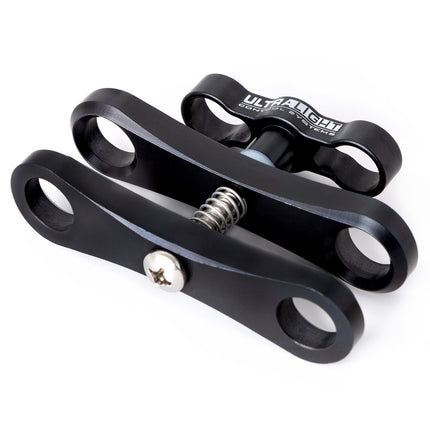 Ultralight Long Ball Clamp con T-Knob Negro 3 Pulgadas de Centro a Centro