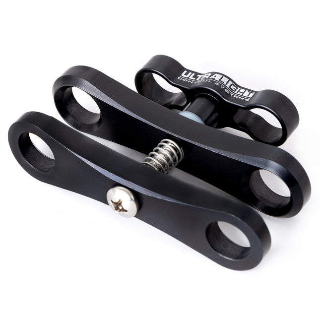 Ultralight Long Ball Clamp con T-Knob Negro 3 Pulgadas de Centro a Centro