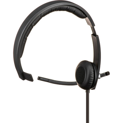 Logitech H650e Auricular USB Mono con Micrófono Cancelación Ruido y Control Volumen