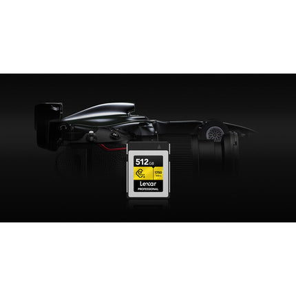 Lexar 512GB Profesional Tarjeta de Memoria CFexpress Tipo B con Lector USB 3.2 Gen 2x2 y Cable 2 en 1