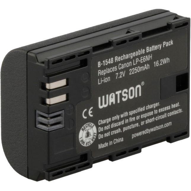 Watson LP-E6NH Batería de Litio 7.2V 2250mAh para Cámaras Canon