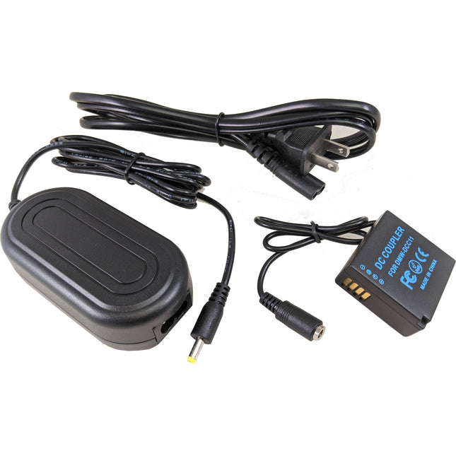 Bescor Panasonic-Style DMWBLG10 Kit Adaptador AC y Acoplador para Cámaras Panasonic Lumix Leica D-Lux