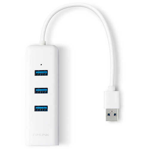 TP-Link UE330 Hub USB 3.0 3 Puertos 5 Gb/s Ethernet Gigabit Compacto