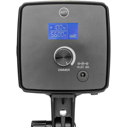 Interfit Badger Beam 60W LED Monolight 5600K CRI 96 AC DC Power