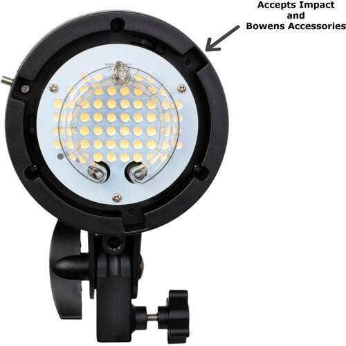 Impact 180Ws Monolight Flash con luz LED modelado y 0 5 a 2s recycling