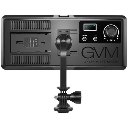 GVM RGB20W Luz LED RGB para cámara RGB Control CRI 97 4 x 9.5"