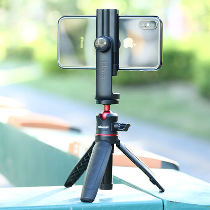 Ulanzi ST-17 Soporte Giratorio 360° para Smartphone con Montura 1/4 y Zapata Fría