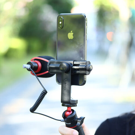 Ulanzi ST-17 Soporte Giratorio 360° para Smartphone con Montura 1/4 y Zapata Fría