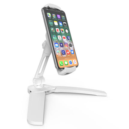 Kanto Living DS150 Soporte para Smartphone y Tablet Blanco Ajustable 6 Pulgadas con Adaptador 1/4-20