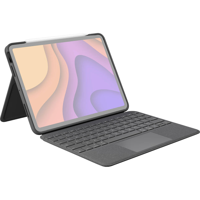 Logitech Folio Touch Funda Teclado con Trackpad para iPad Air 4ª y 5ª Gen Oxford Grey Retroiluminado y Protección Completa