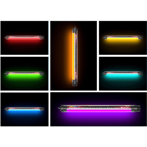 DigitalFoto Solution Limited P7RGB PRO Tubo Luz RGB Impermeable 15.7" Batería Integrada 5h