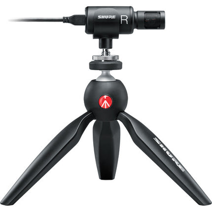 Shure MV88+ Video Kit Micrófono estéreo 48 kHz 24-Bit con trípode Manfrotto