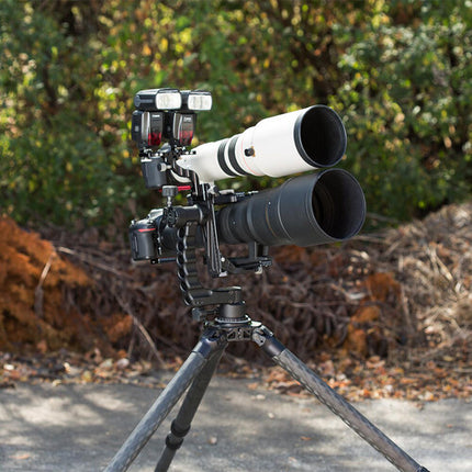 ProMediaGear Katana Cabezal Trípode Gimbal Profesional Capacidad 150 lb Nivel Integrado
