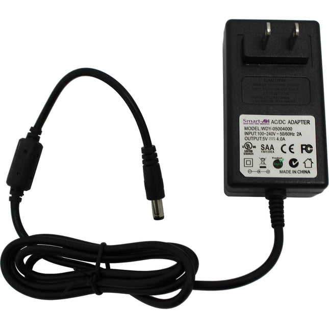 Smart-AVI Fuente de Alimentación de Escritorio 5 VDC 4A 100-240 VAC