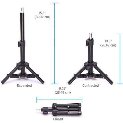 Fovitec Kit de Iluminación Fluorescente 2 Luces 30W 18 Pulgadas