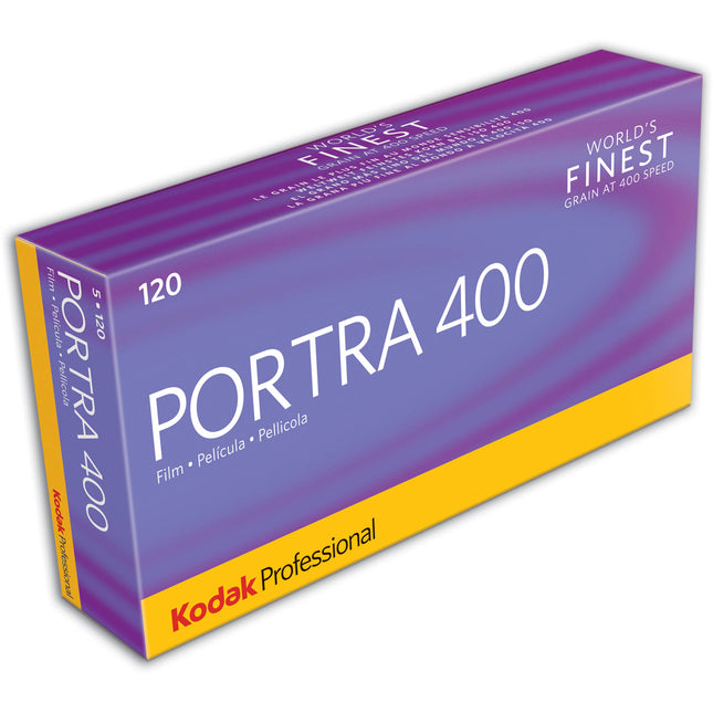 Kodak Professional Portra 400 Película Color Negativo 120 ISO 400 5-Pack