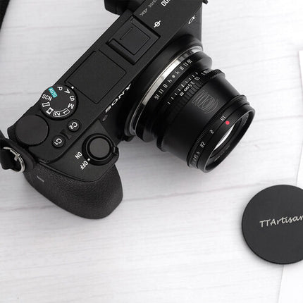 TTArtisan 35mm f1.4 Lente para Sony E Montura E APS-C 52.5mm Manual