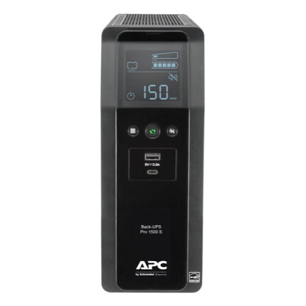 APC BR1500MS2 Back-UPS Pro SAI con 10 Tomacorrientes y Pantalla LCD