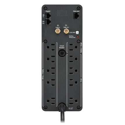 APC BR1500MS2 Back-UPS Pro SAI con 10 Tomacorrientes y Pantalla LCD