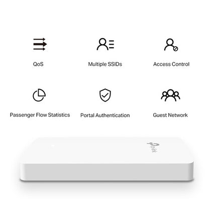 TP-Link EAP235-Wall Punto de Acceso Inalámbrico AC1200 Dual Band PoE