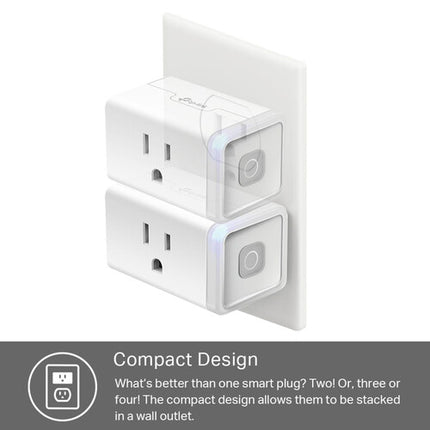 TP-Link HS103 Kasa Smart Enchufe Wi-Fi Lite 8 Unidades 2.4 GHz