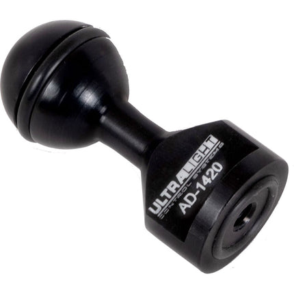 Ultralight AD-1420 Adaptador Base para Montaje Rosca 1/4"-20 Negro