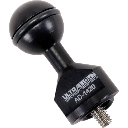 Ultralight AD-1420 Adaptador Base para Montaje 1/4"-20 Tornillo .37" Negro