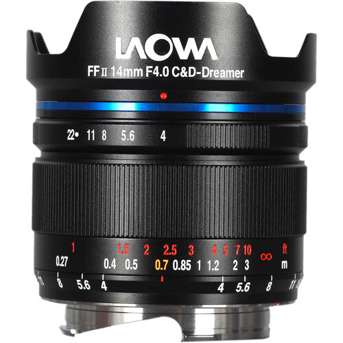 Venus Optics Laowa 14mm f4 Objetivo Full Frame para Canon RF con enfoque manual y parasol integrado