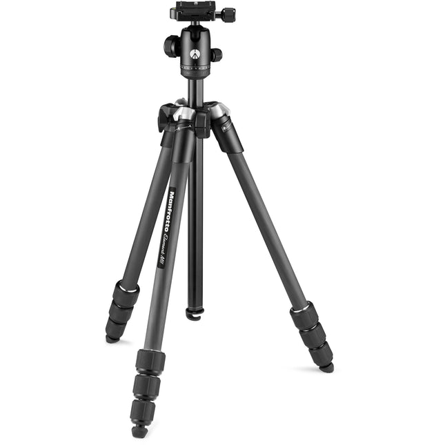Manfrotto Element MII Tripié Carbono Bluetooth 63" Capacidad 8kg con Abrazadera Smartphone
