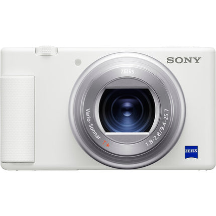Sony ZV-1 Cámara Digital Blanca 20.1MP UHD 4K Video 3" Pantalla Táctil