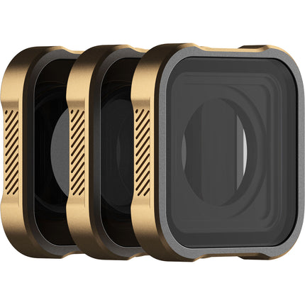 PolarPro Shutter Collection Set de filtros ND8 ND16 ND32 para GoPro HERO10 HERO9 con estuche rígido