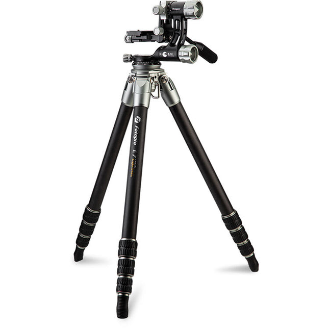 Fotopro E7 Trípode de Fibra de Carbono 63.4" con Cabeza Gimbal