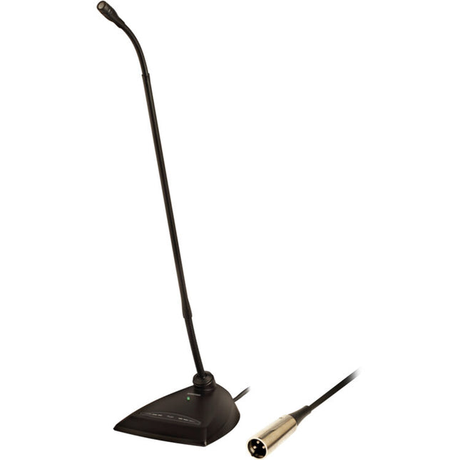 Shure MX418DS Micrófono de Mesa Supercardioide de 18 Pulgadas con Cable XLR y Base