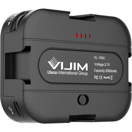 VIJIM VL-100C Luz LED Video Temperatura Variable 2500-6500K Batería 2000mAh