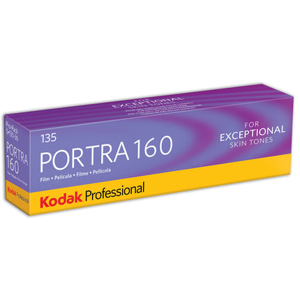 Kodak Professional Portra 160 Película Color Negativo 35mm ISO 160 36 Exposiciones Pack 5
