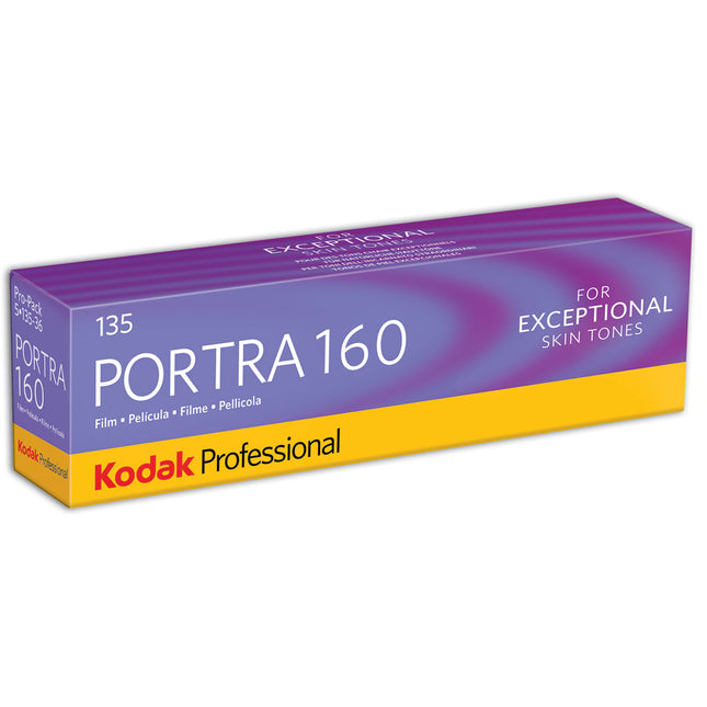 Kodak Professional Portra 160 Película Color Negativo 35mm ISO 160 36 Exposiciones Pack 5