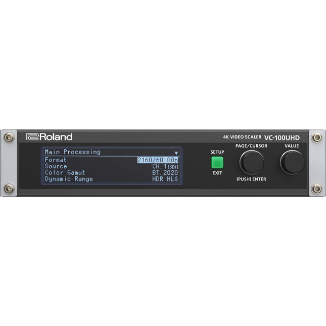Roland VC-100UHD Escalador Convertidor Transmisor de Video 4K UHD 12G-SDI HDMI USB 3.0 Rack Mountable