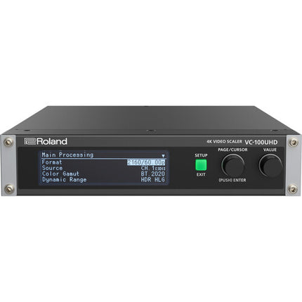 Roland VC-100UHD Escalador Convertidor Transmisor de Video 4K UHD 12G-SDI HDMI USB 3.0 Rack Mountable