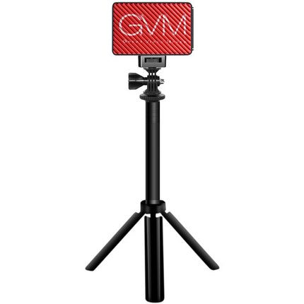 GVM Variable-Color Luz LED para Cámara Kit con Mini Trípode y Montura de Succión 3200-5600K Temperatura 4 Horas Batería