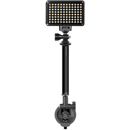 GVM Variable-Color Luz LED para Cámara Kit con Mini Trípode y Montura de Succión 3200-5600K Temperatura 4 Horas Batería