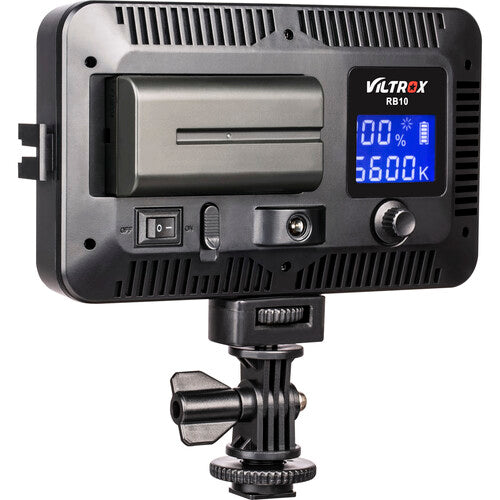 Viltrox RB10 Luz LED RGB Ajustable para Cámara Pantalla OLED 3300-5600K