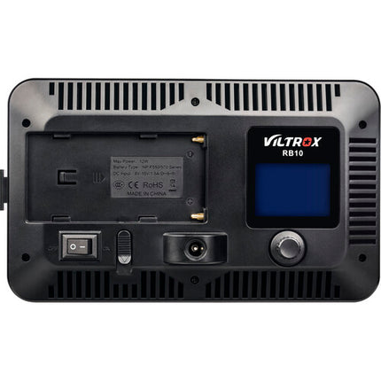 Viltrox RB10 Luz LED RGB Ajustable para Cámara Pantalla OLED 3300-5600K