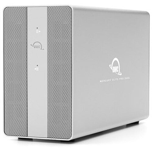 OWC Mercury Elite Pro Dual 12TB Arreglo RAID USB 3.2 Gen 2 con Hub 3 Puertos