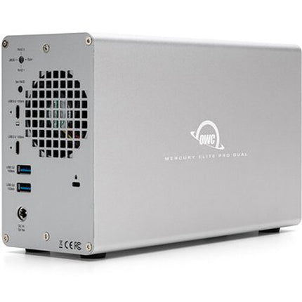 OWC Mercury Elite Pro Dual 12TB Arreglo RAID USB 3.2 Gen 2 con Hub 3 Puertos